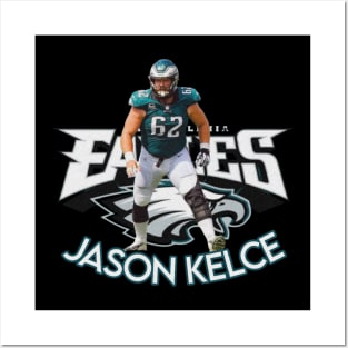 jason kelce : philadelphia eagles football Posters and Art